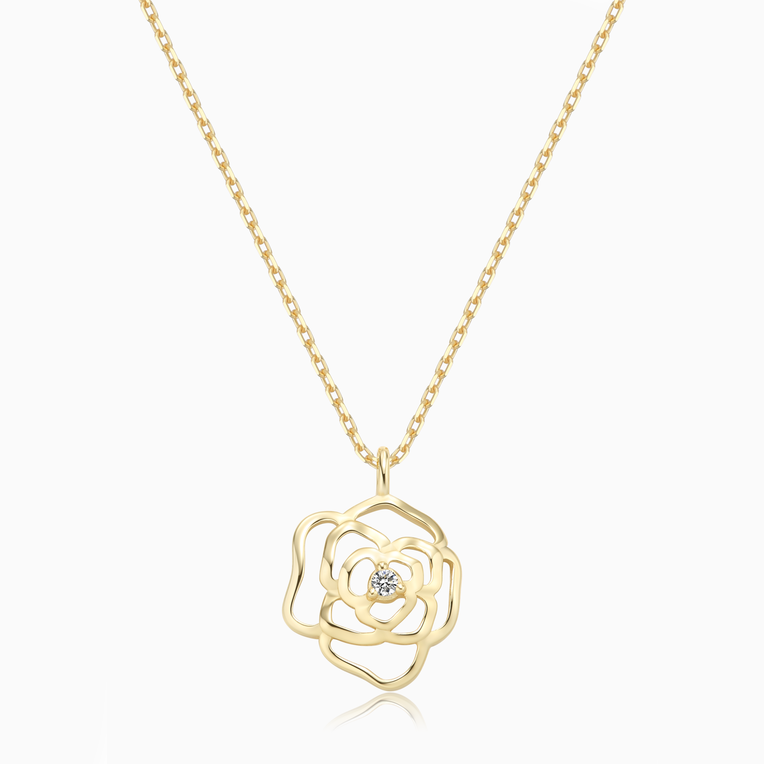 Blooming Rose Necklace