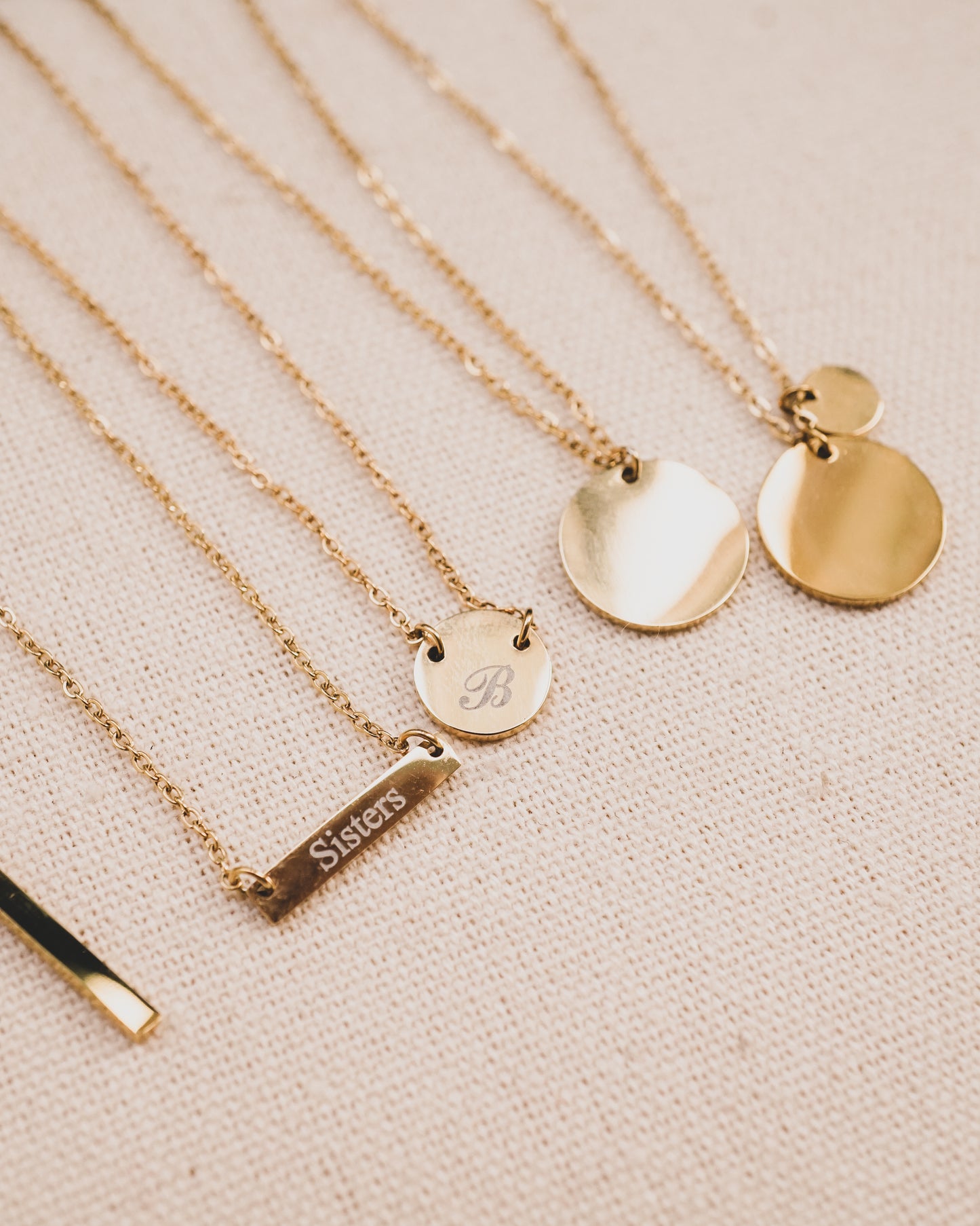 Personalized Engraved Disk Necklace
