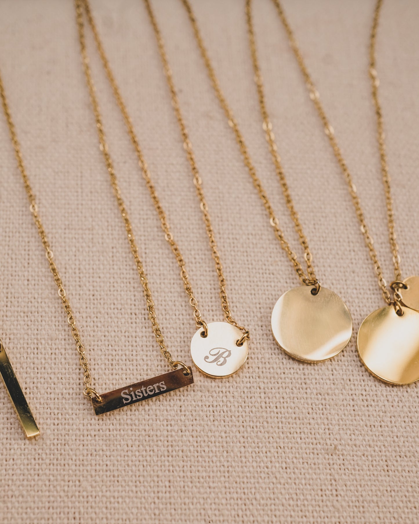 Personalized Engraved Disk Necklace