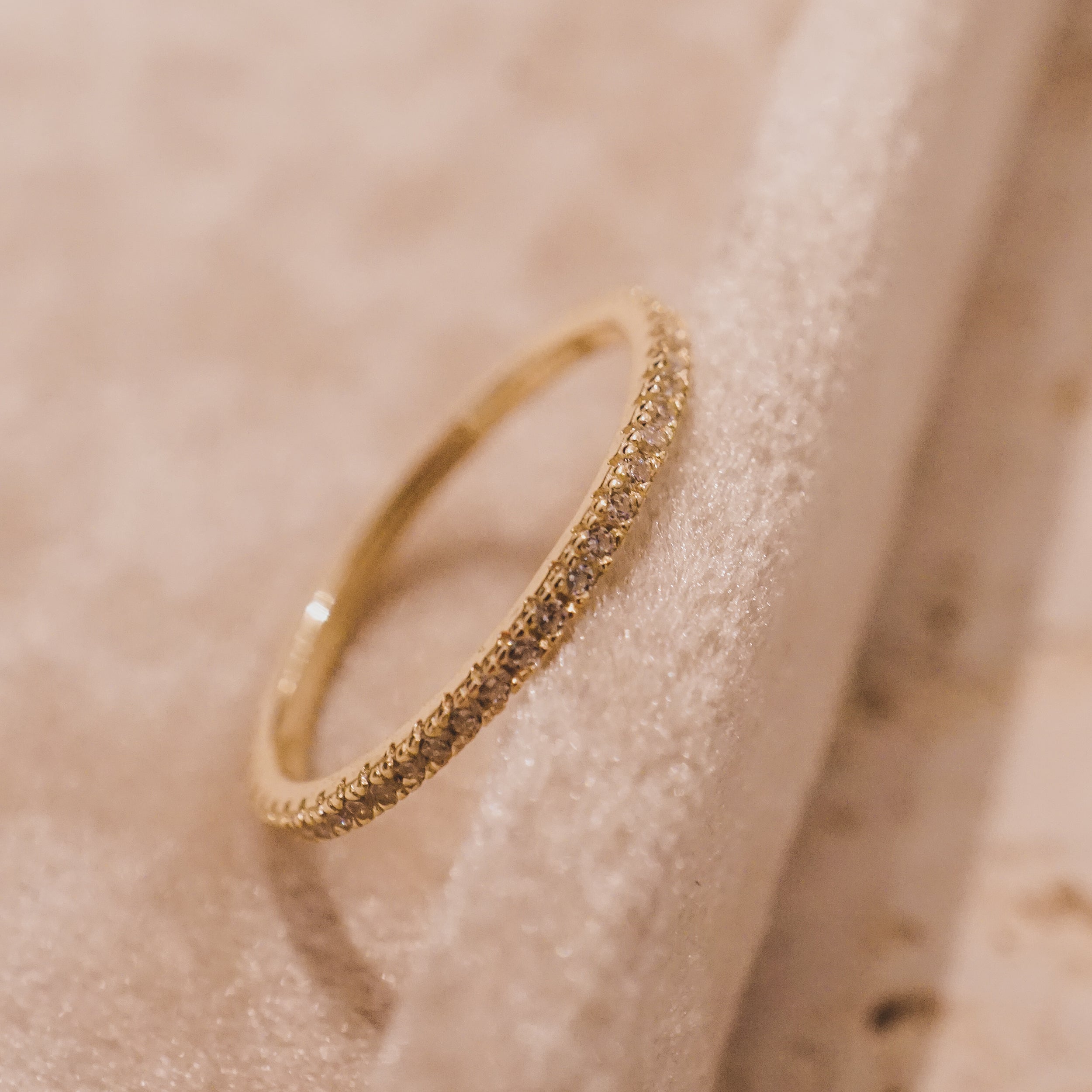Clear Eternity Band Ring