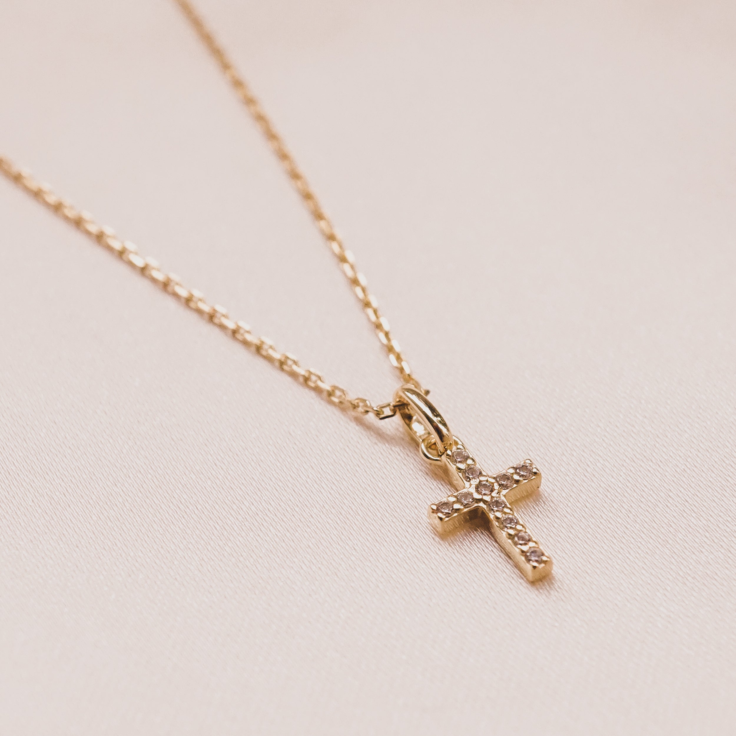 The Perfect Dainty Cross Necklace