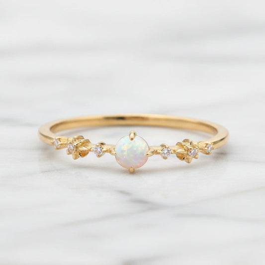 Opal Sparkle Ring