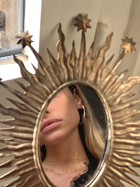 Natural Lapis Lazuli Twinkle Satellite Necklace - Studdedheartz