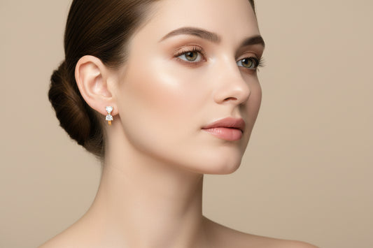 Bow-kissed Huggie Earrings