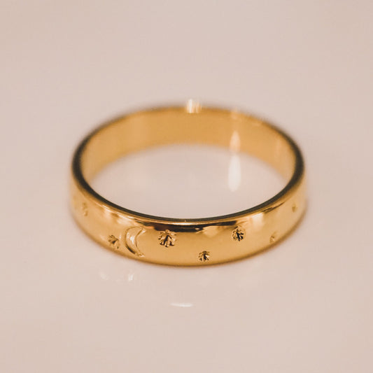 Galaxy Thin Band Ring