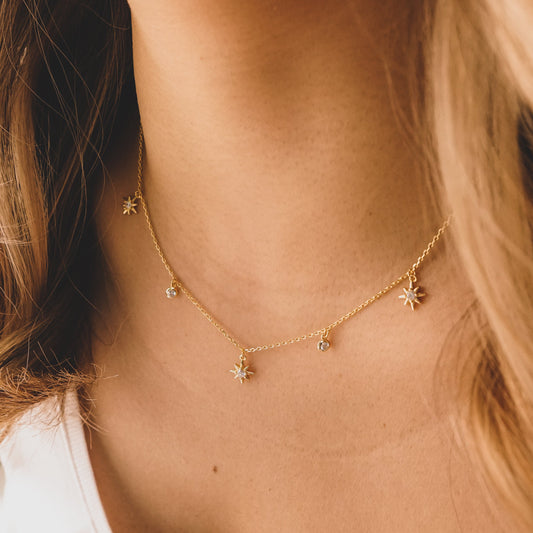 Starburst and Bling Necklace
