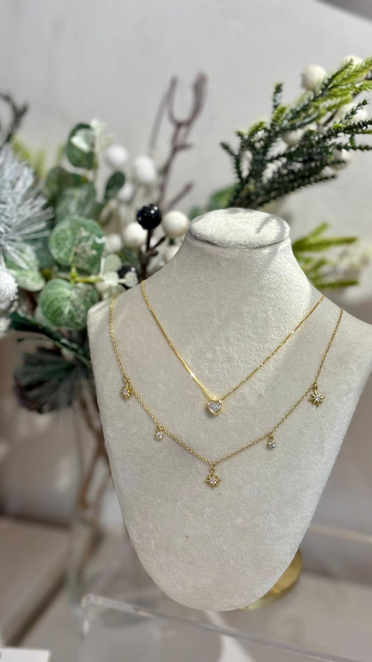 Twinkle Heart Necklace