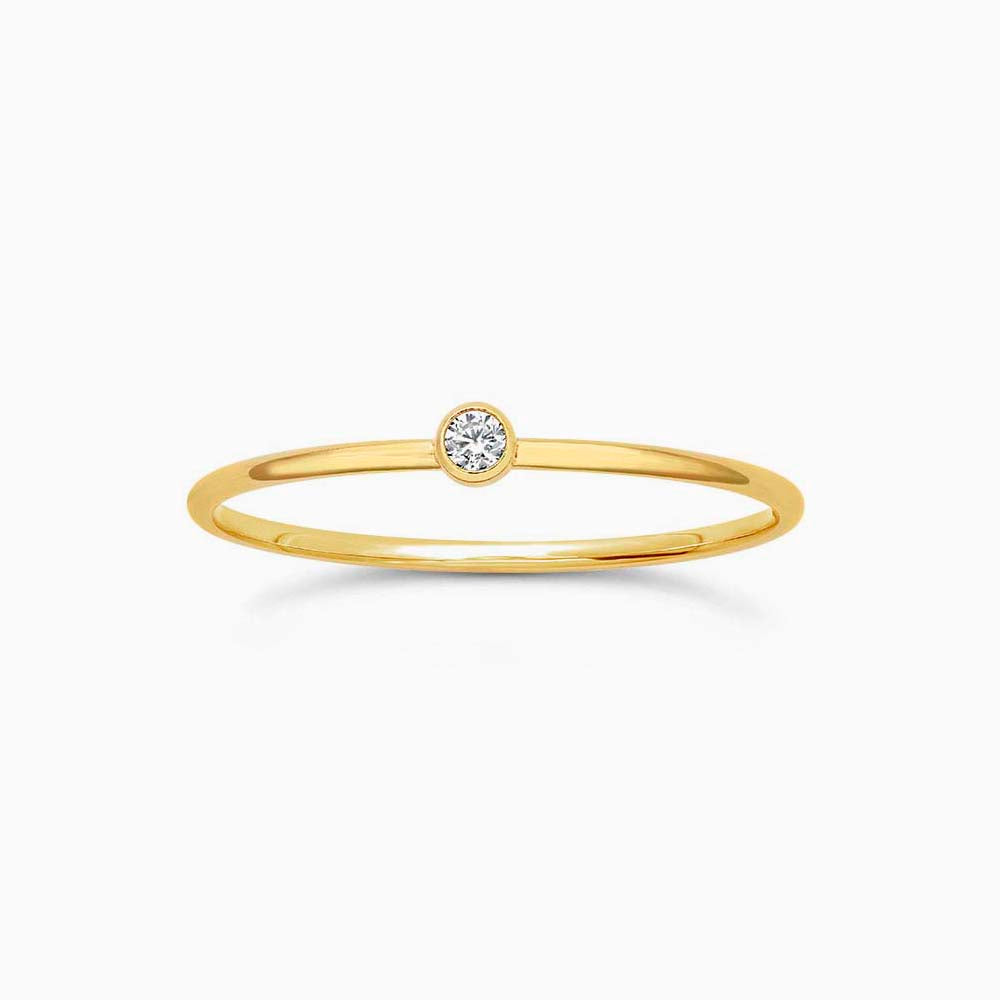 Mini Solitaire Ring