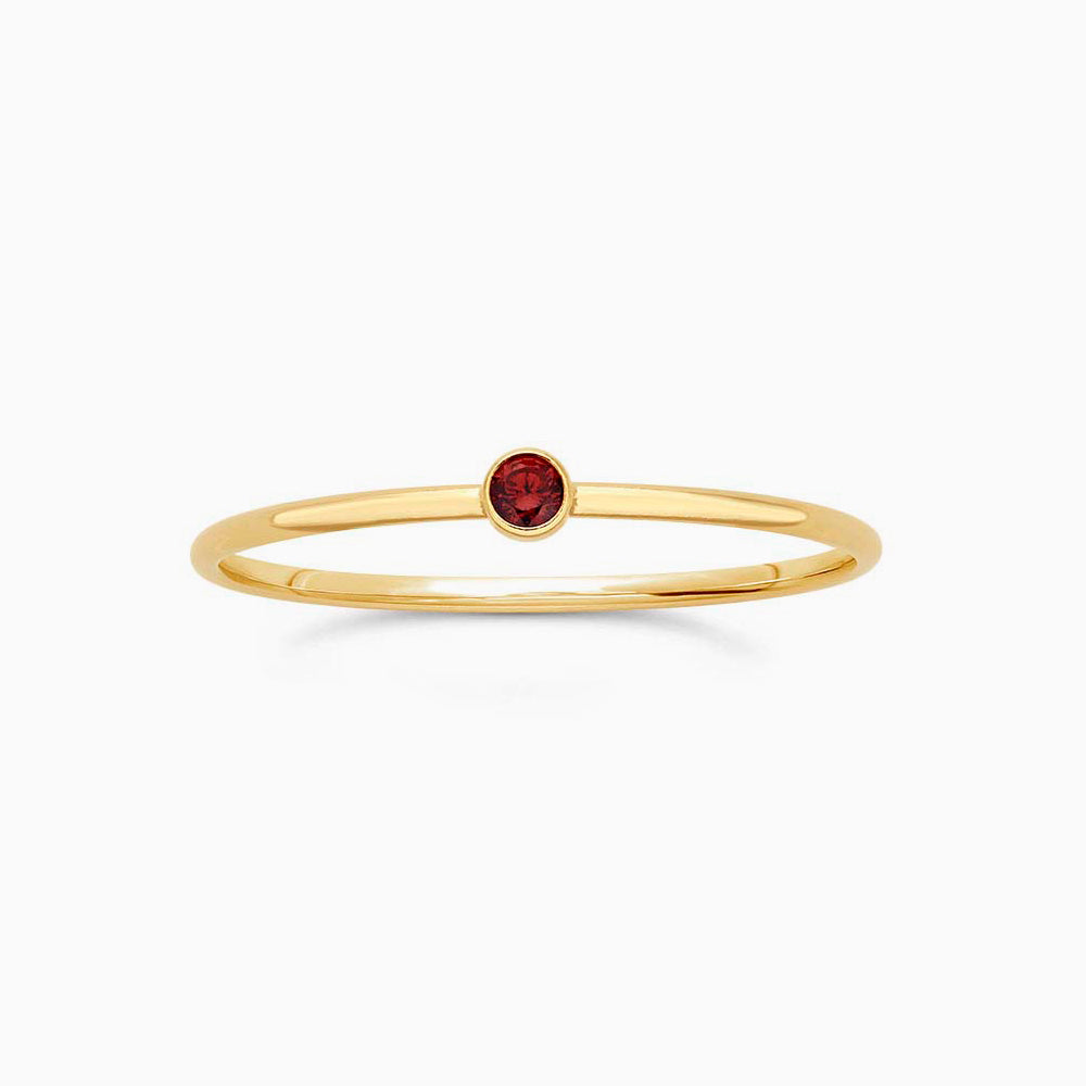 Mini Garnet Ring