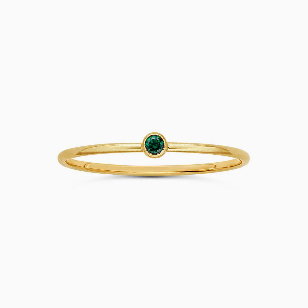 Emerald hot sale ring small