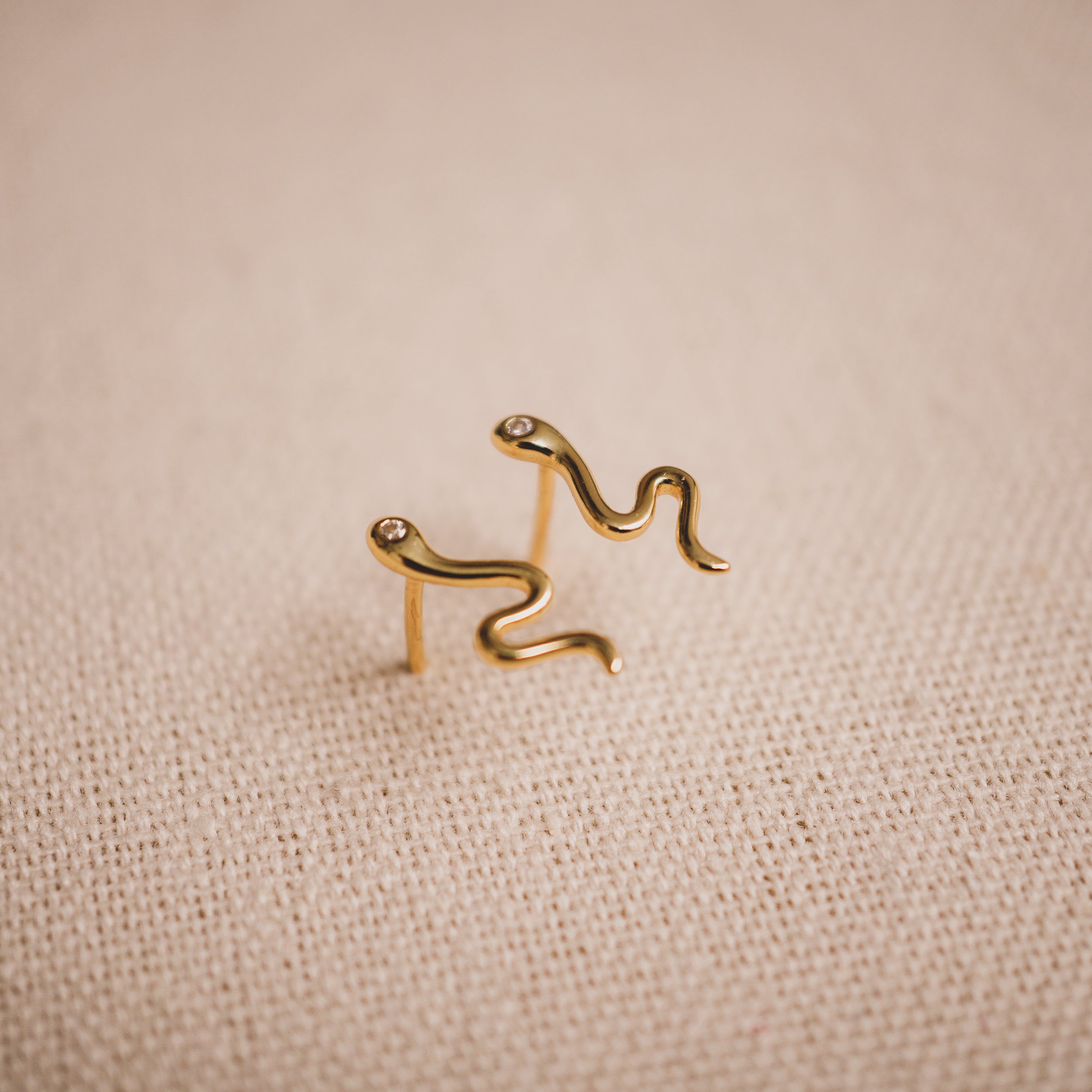 Snake Stud Earrings