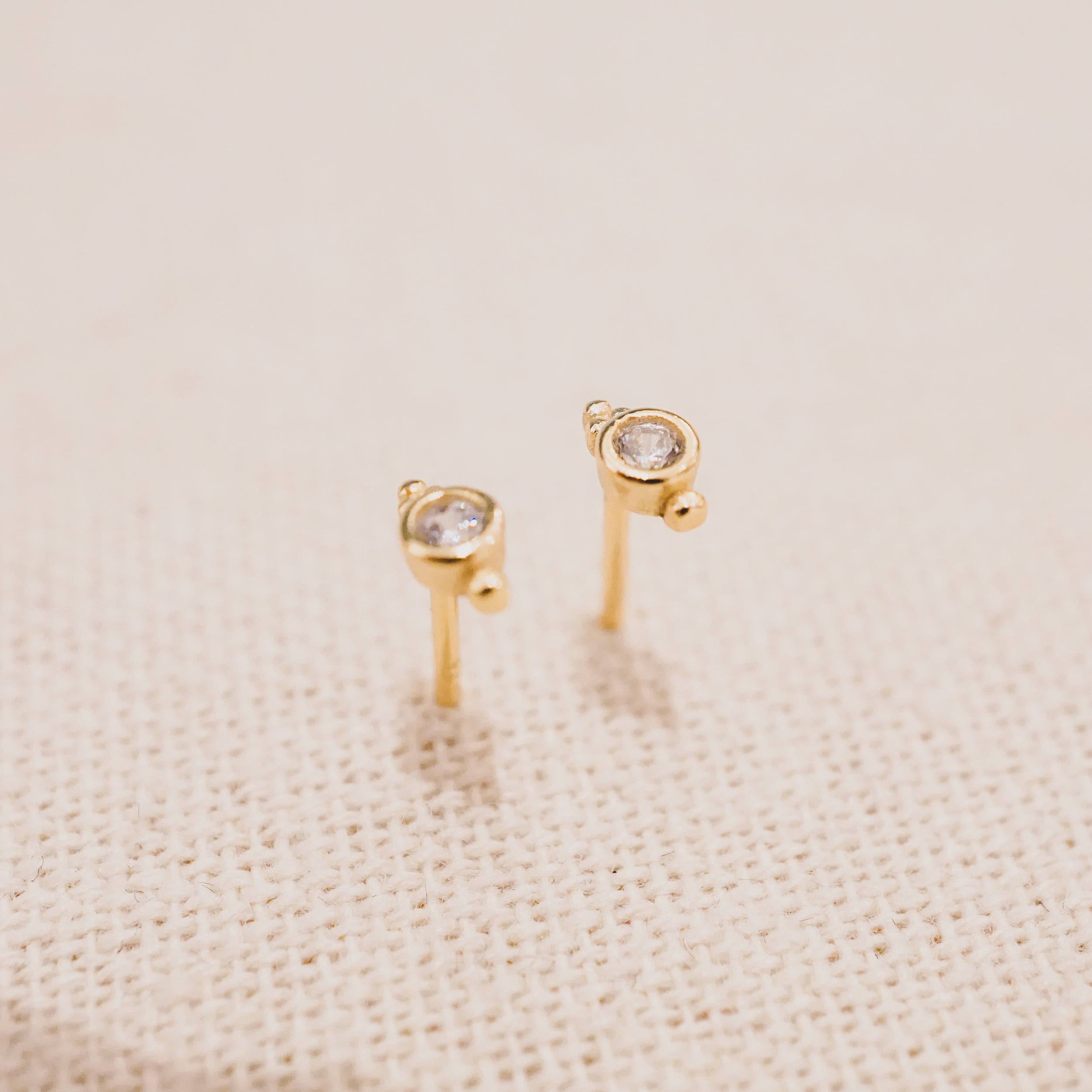 Mini Satellite Stud Earrings