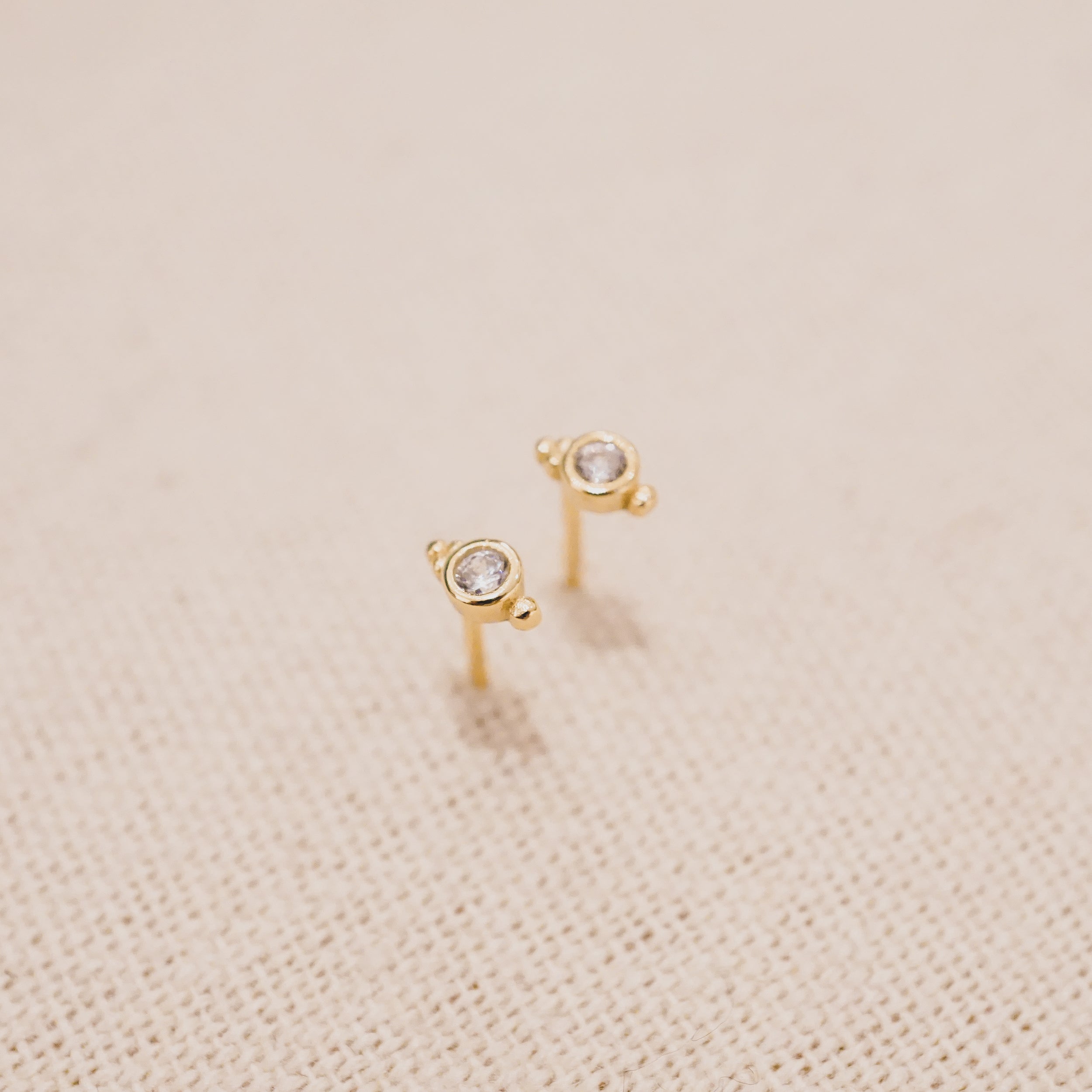 Mini Satellite Stud Earrings