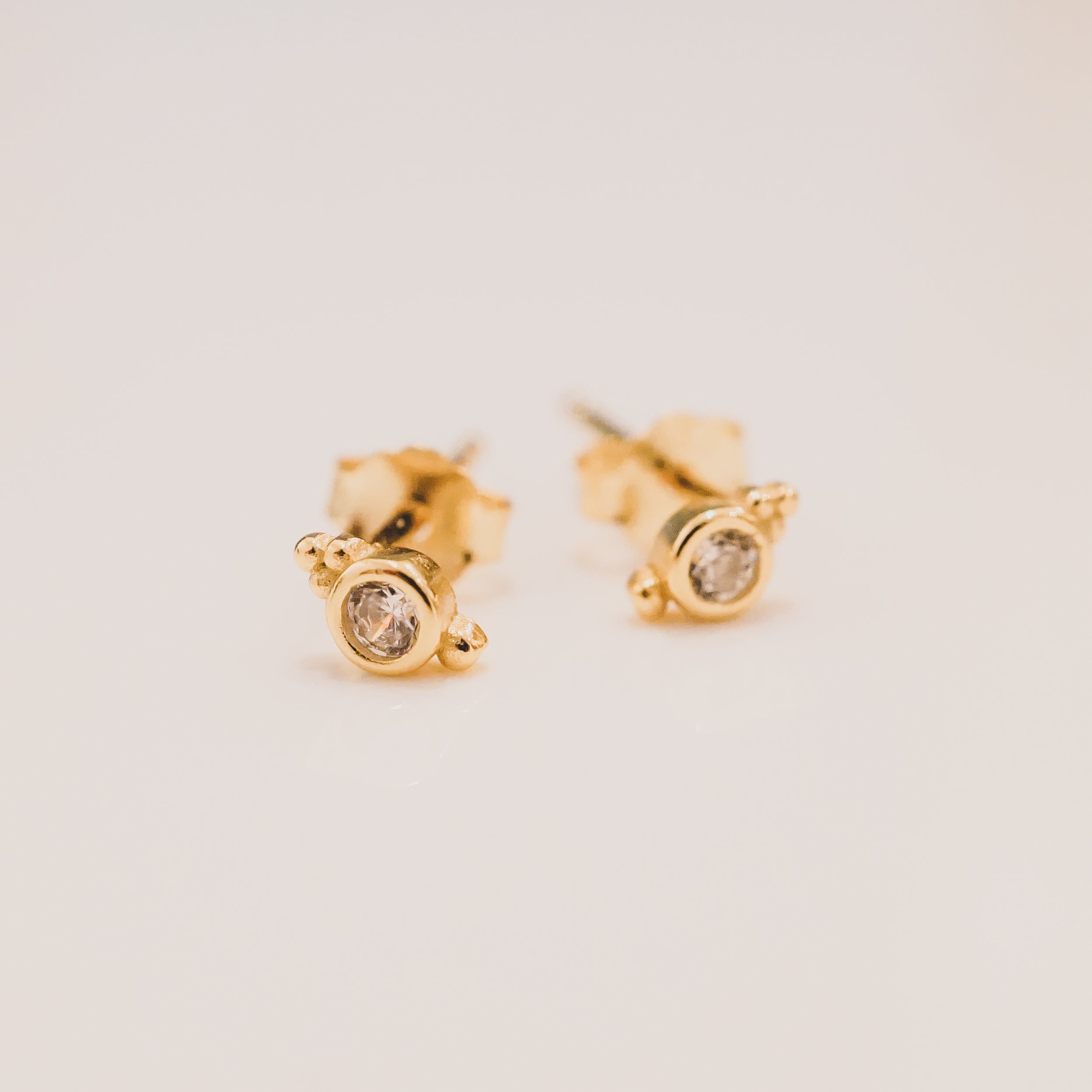 Mini Satellite Stud Earrings