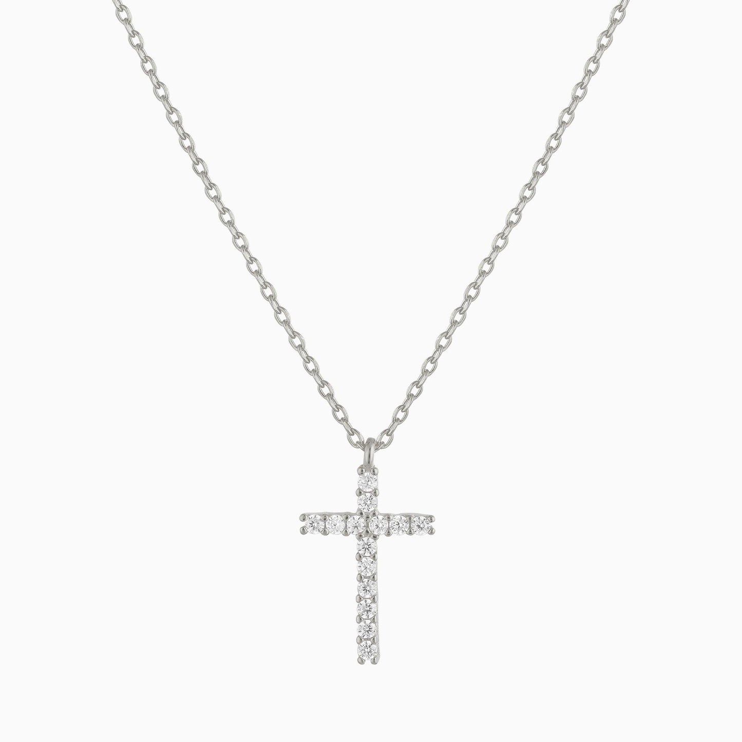 Sparkly Cross Necklace - Studdedheartz