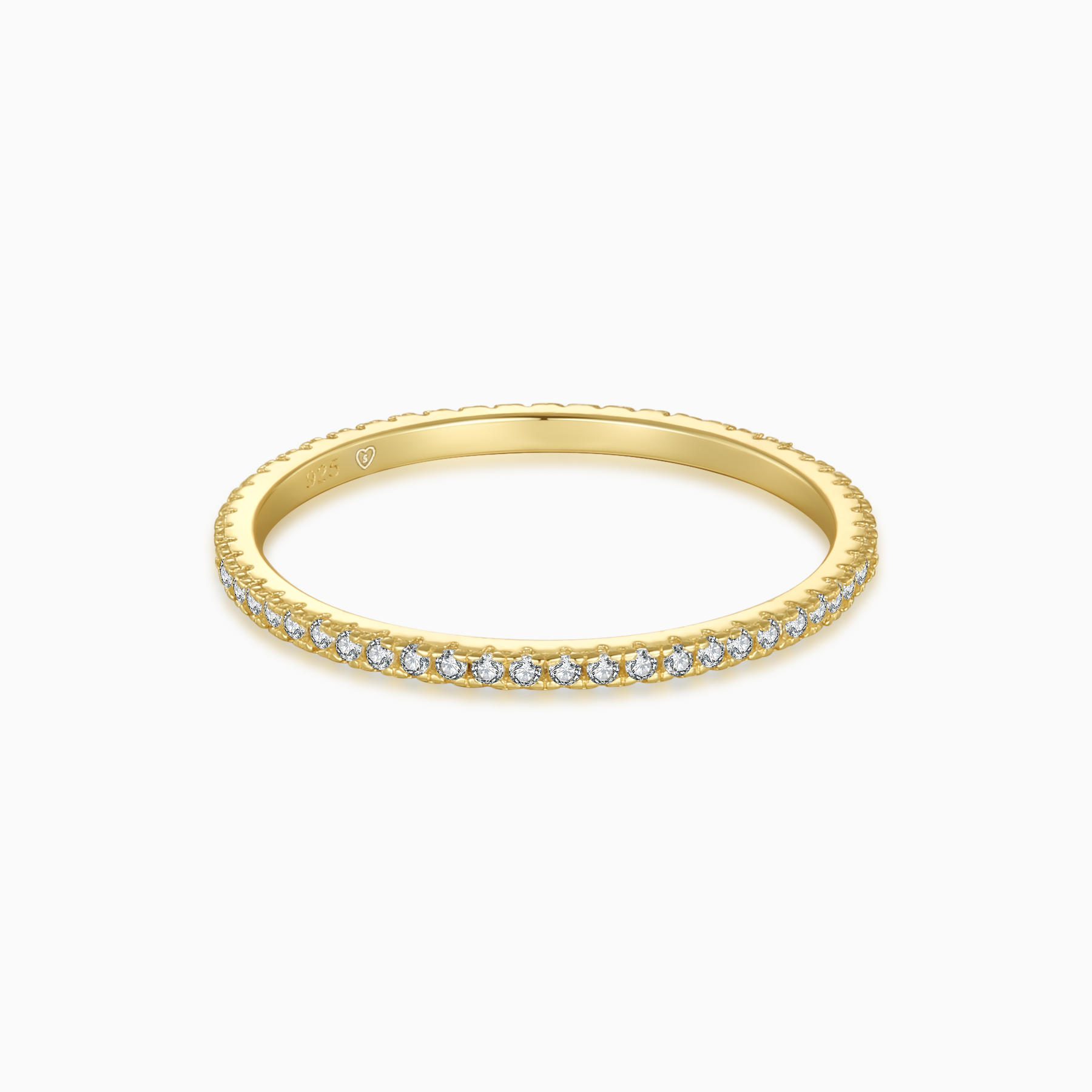 Clear Eternity Band Ring
