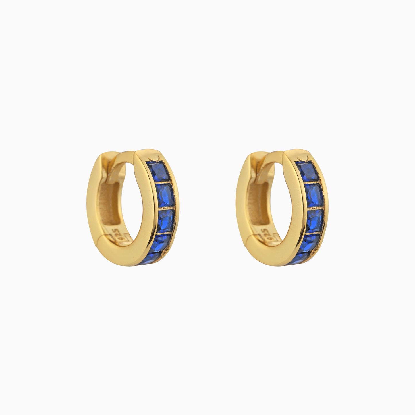 Royal Blue Square Huggies