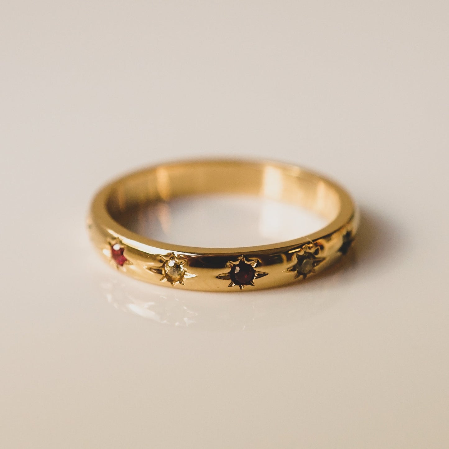 Royal Starburst Band Ring