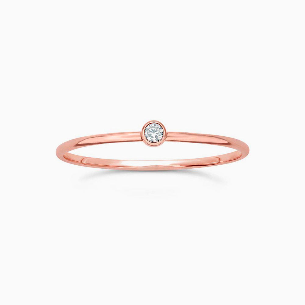 Mini Solitaire Ring