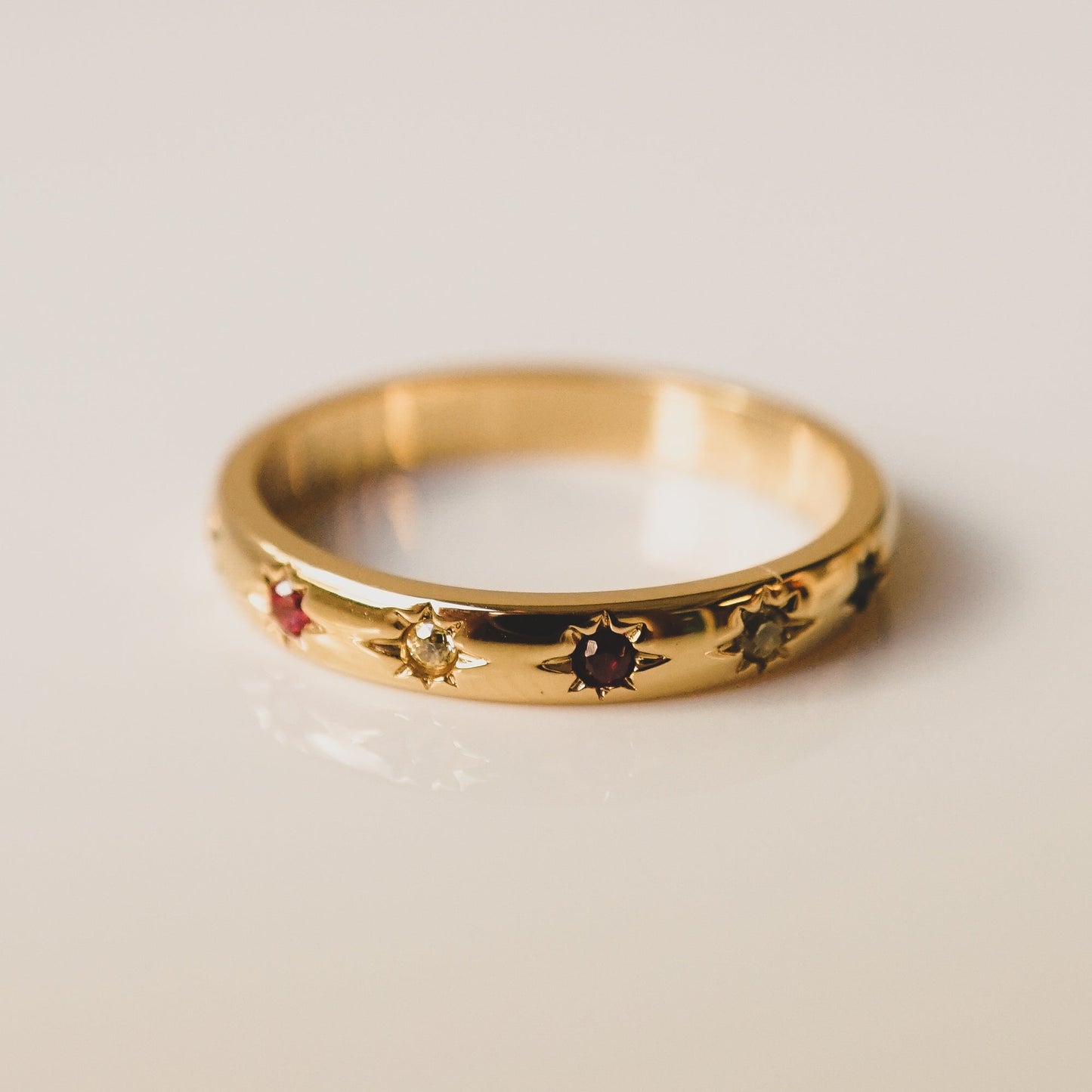 Royal Starburst Band Ring