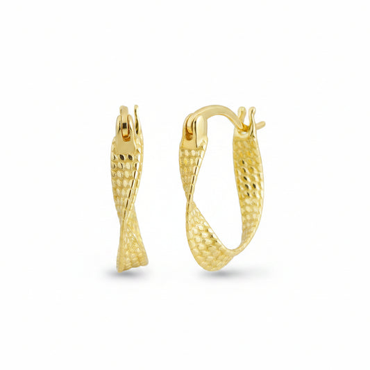 Curvy Twist Hoops