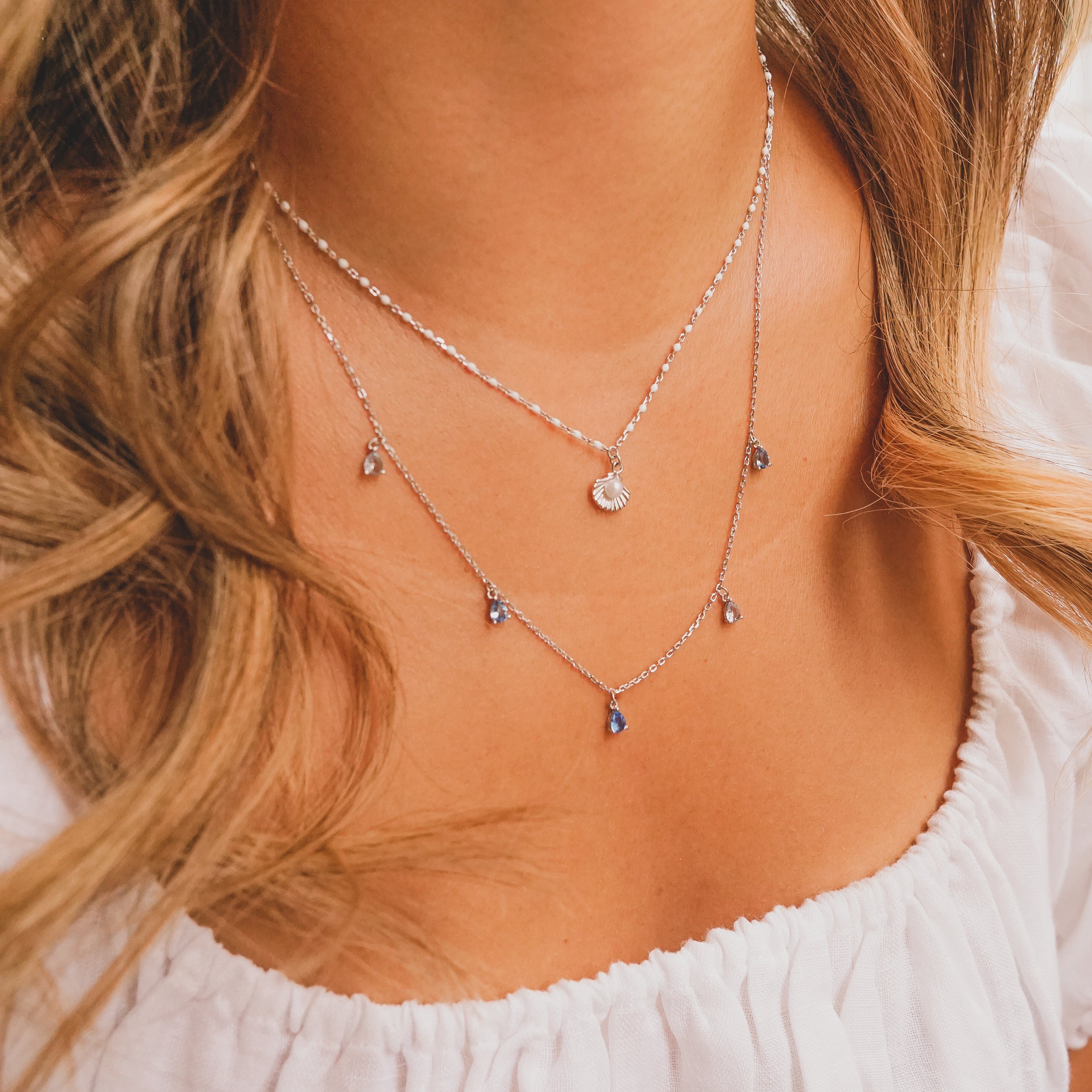 Salt Water Drop Necklace