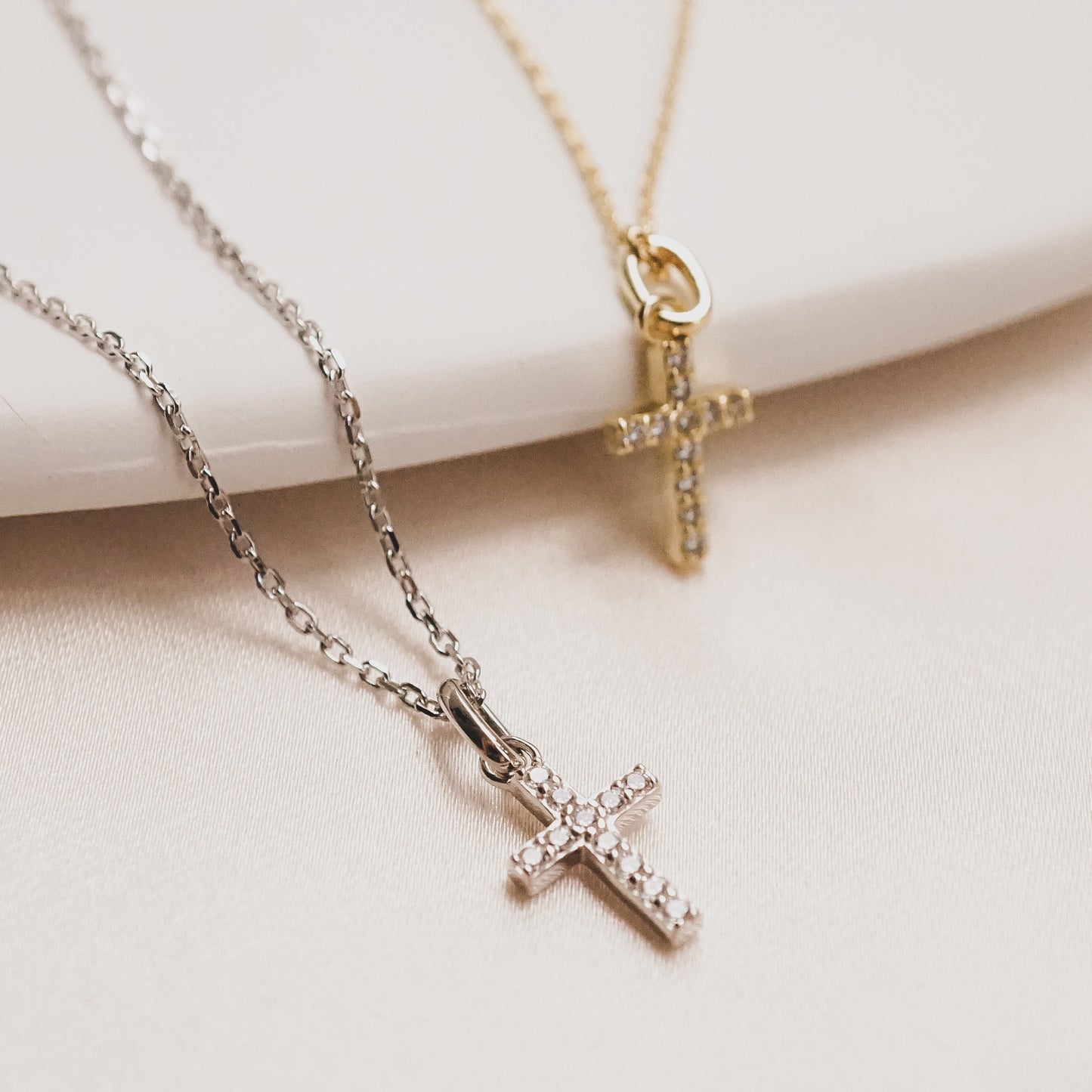 The Perfect Dainty Cross Necklace