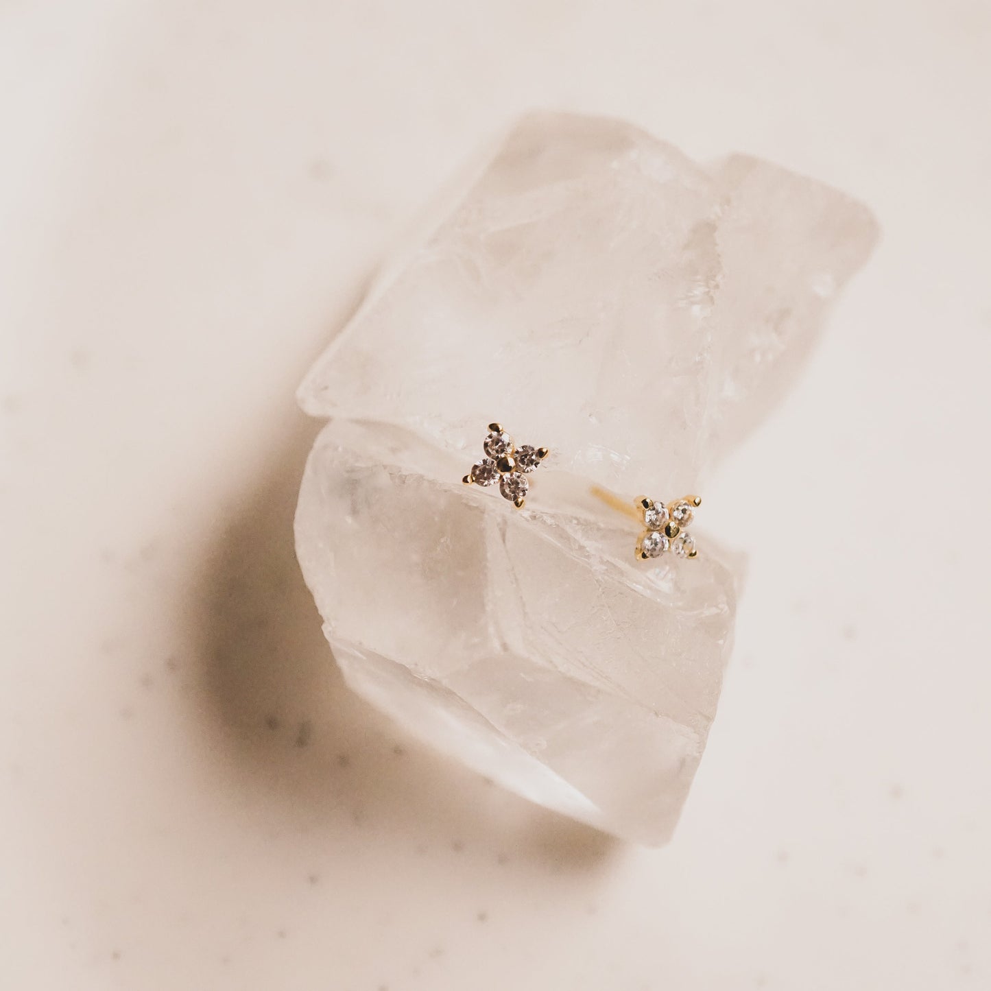 Lucky Clover Stud Earrings