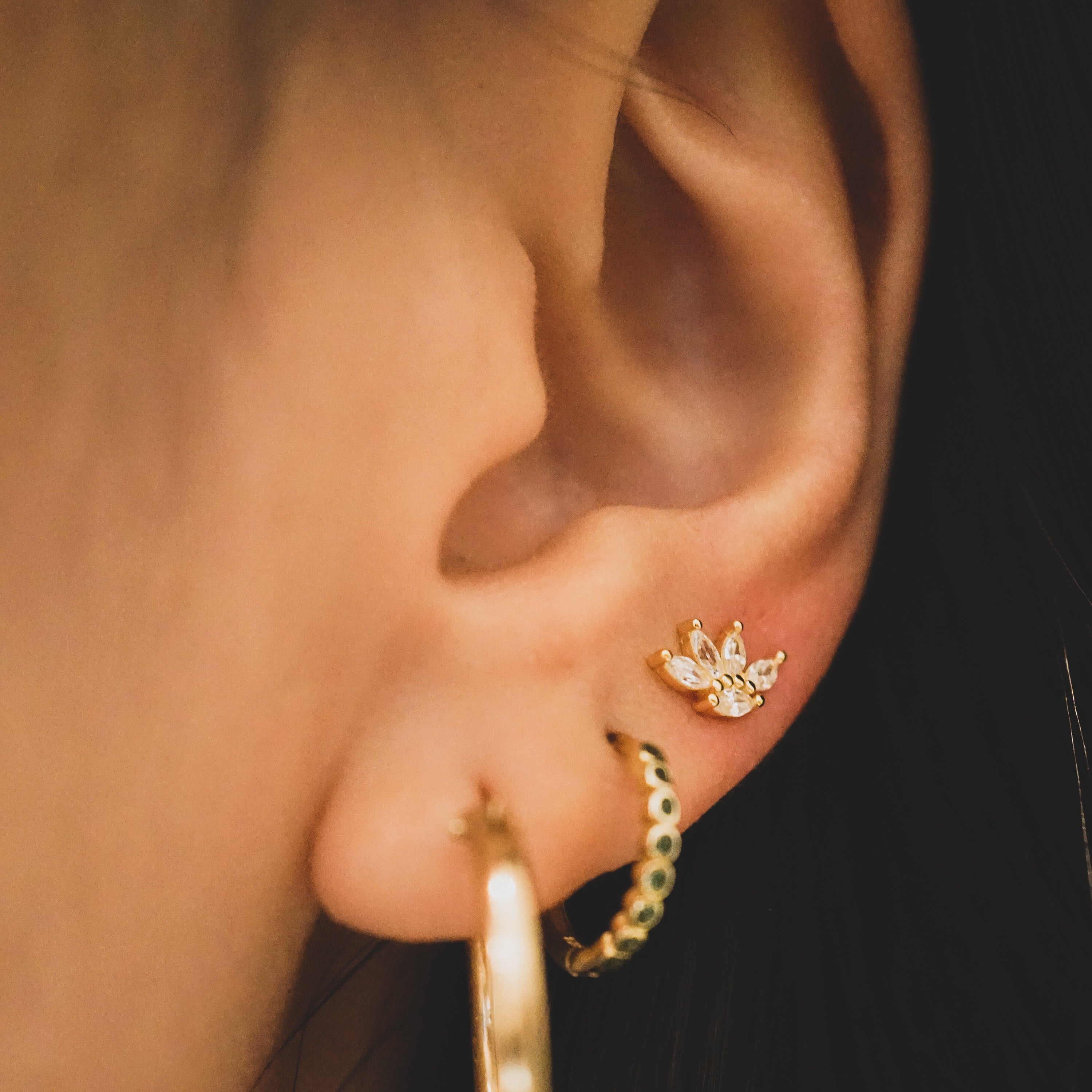 Blooming Lotus Studs