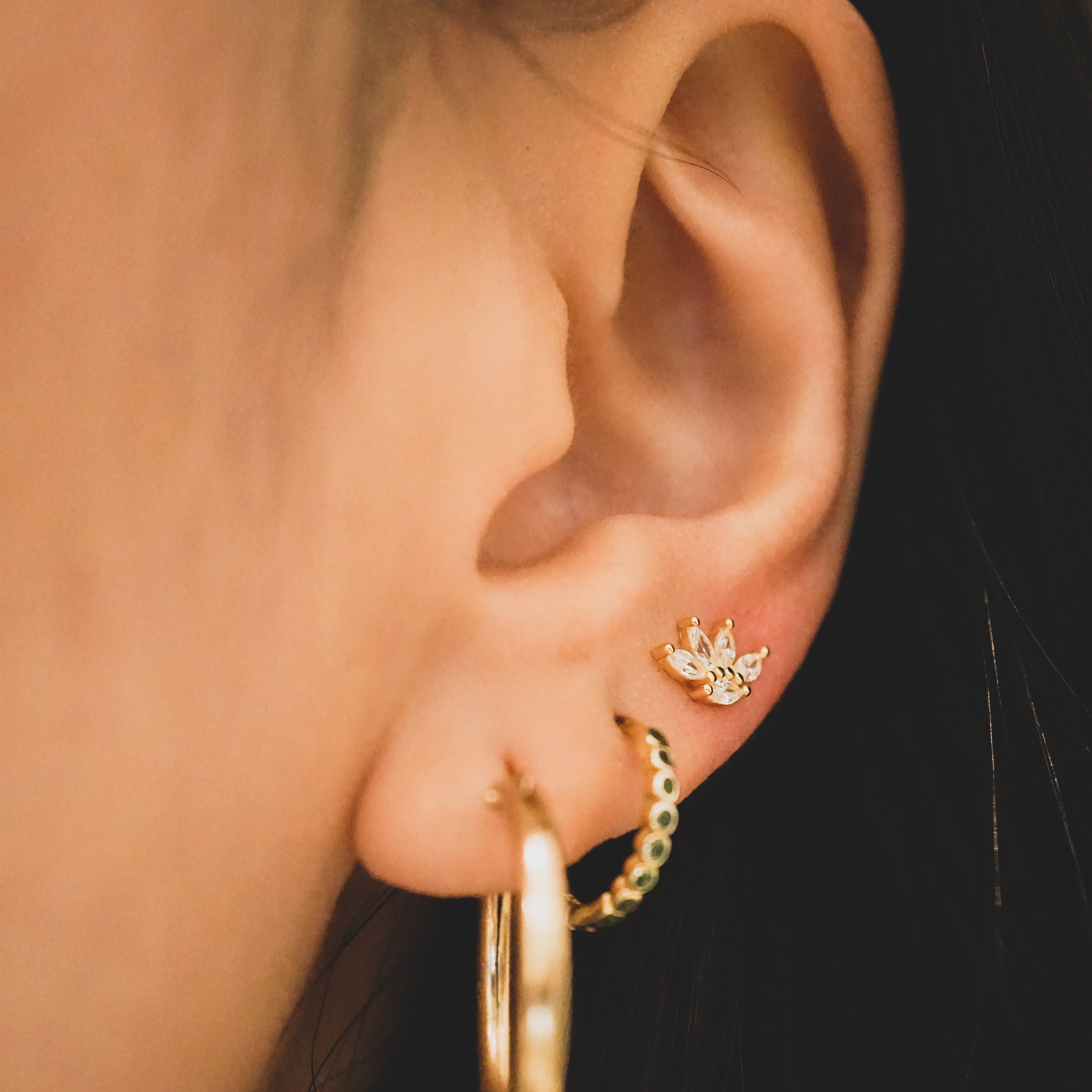 Blooming Lotus Studs