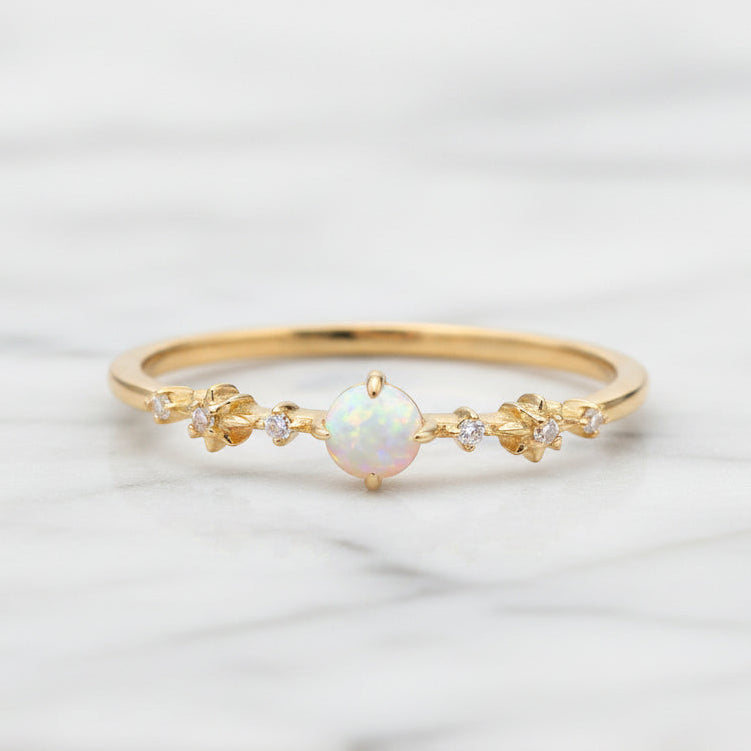 Opal Sparkle Ring