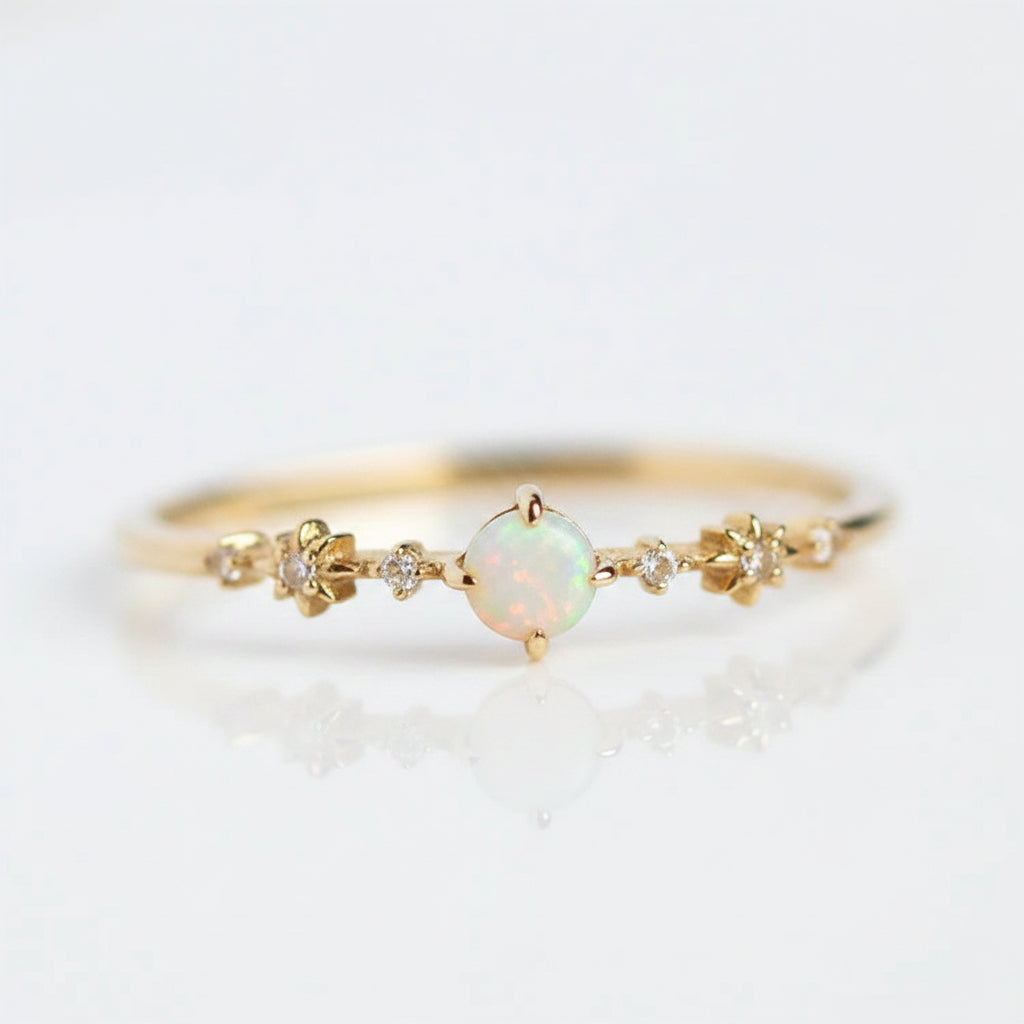 Opal Sparkle Ring
