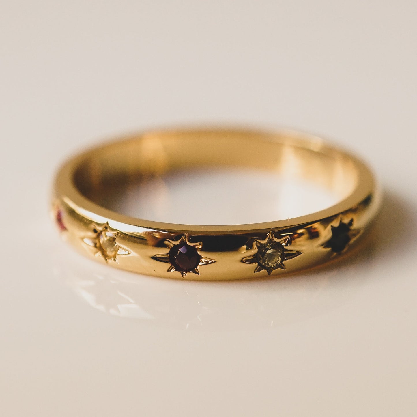 Royal Starburst Band Ring