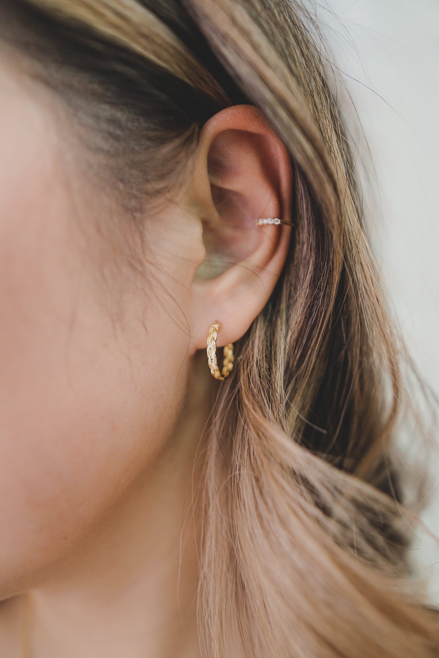 Braid Hoop Earrings