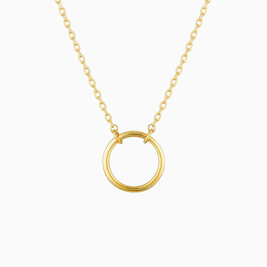 Karma Dainty Circle Necklace