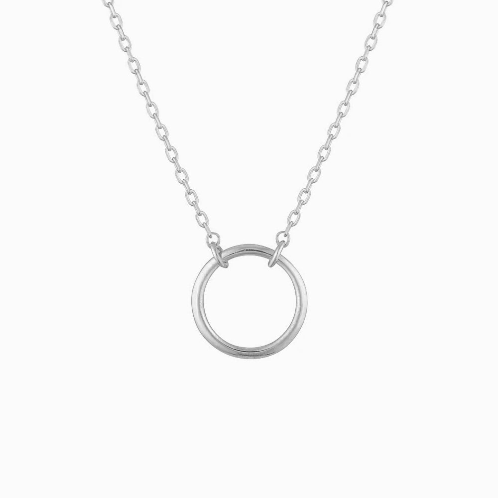 Karma Dainty Circle Necklace
