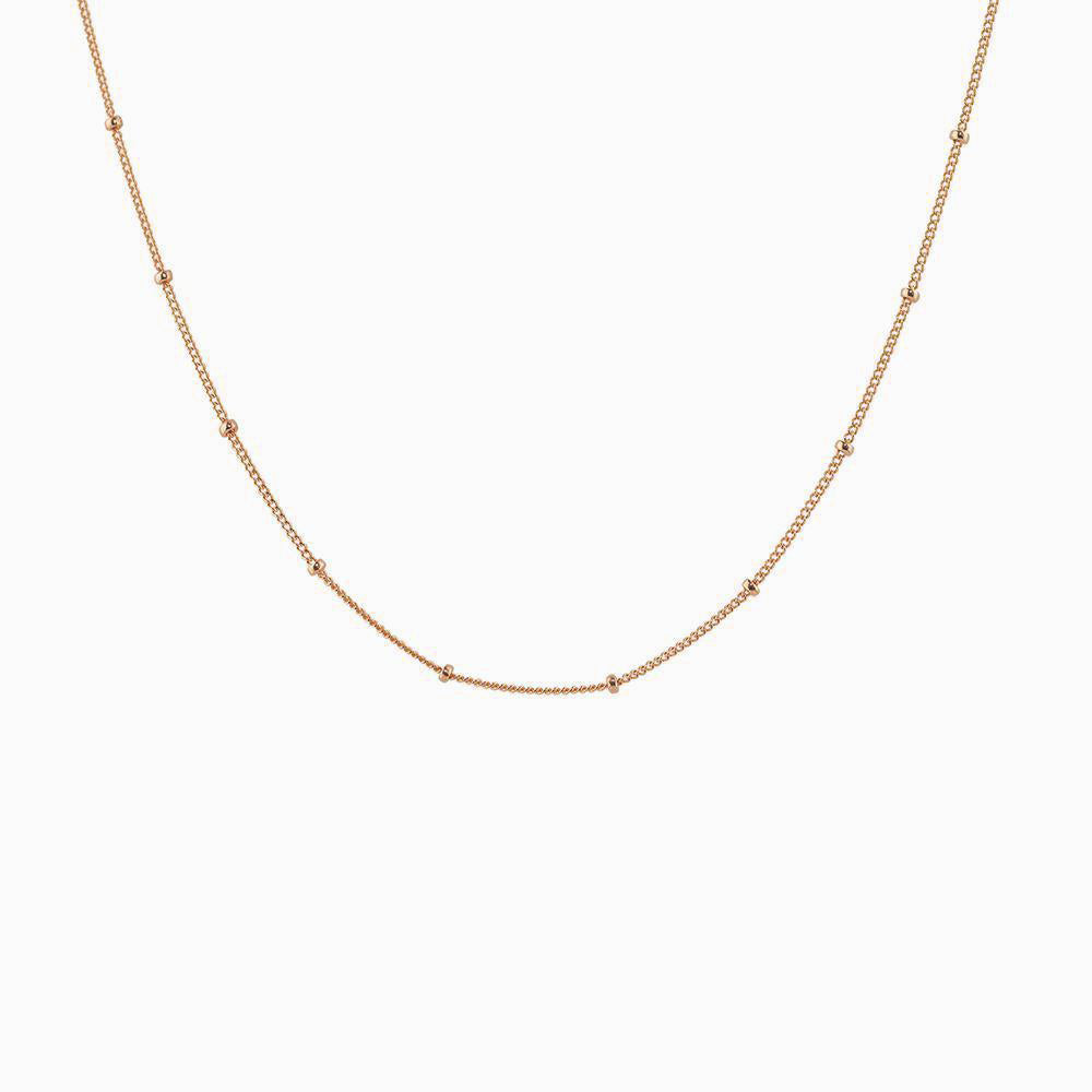 Pompom Satellite Chain Choker Necklace