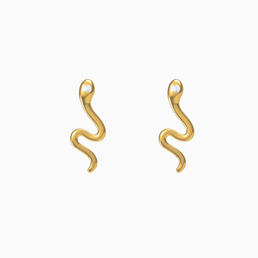 Snake Stud Earrings