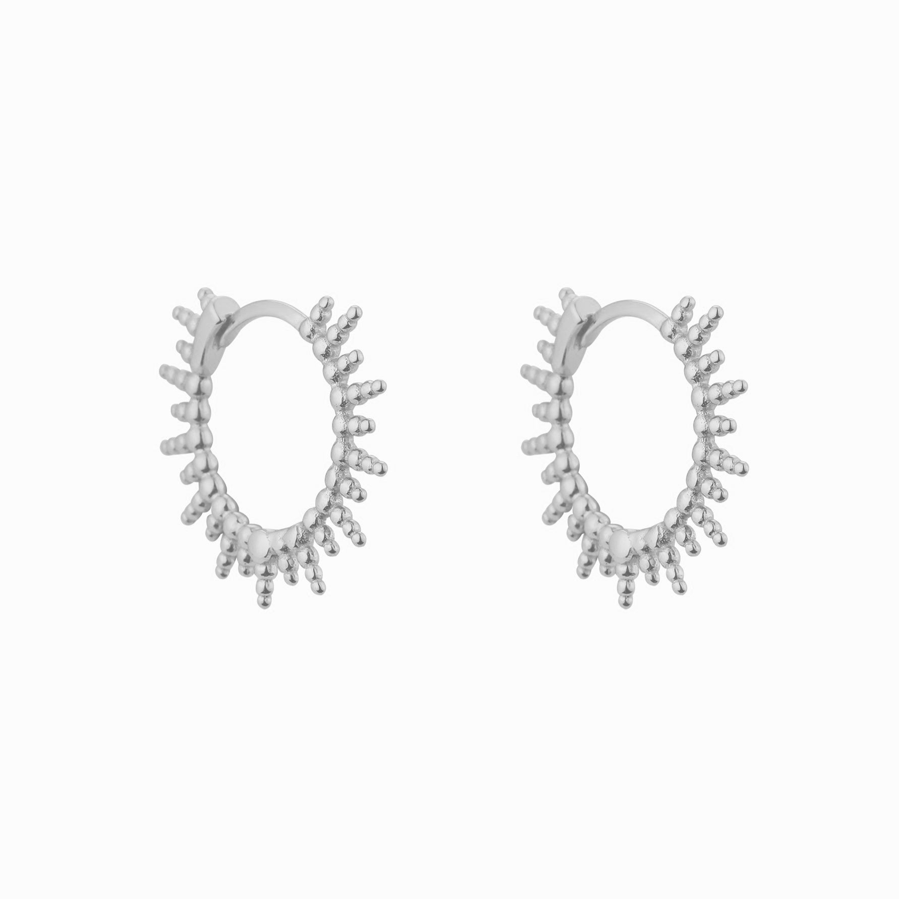 Sunburst Summer Huggies Hoop Earrings