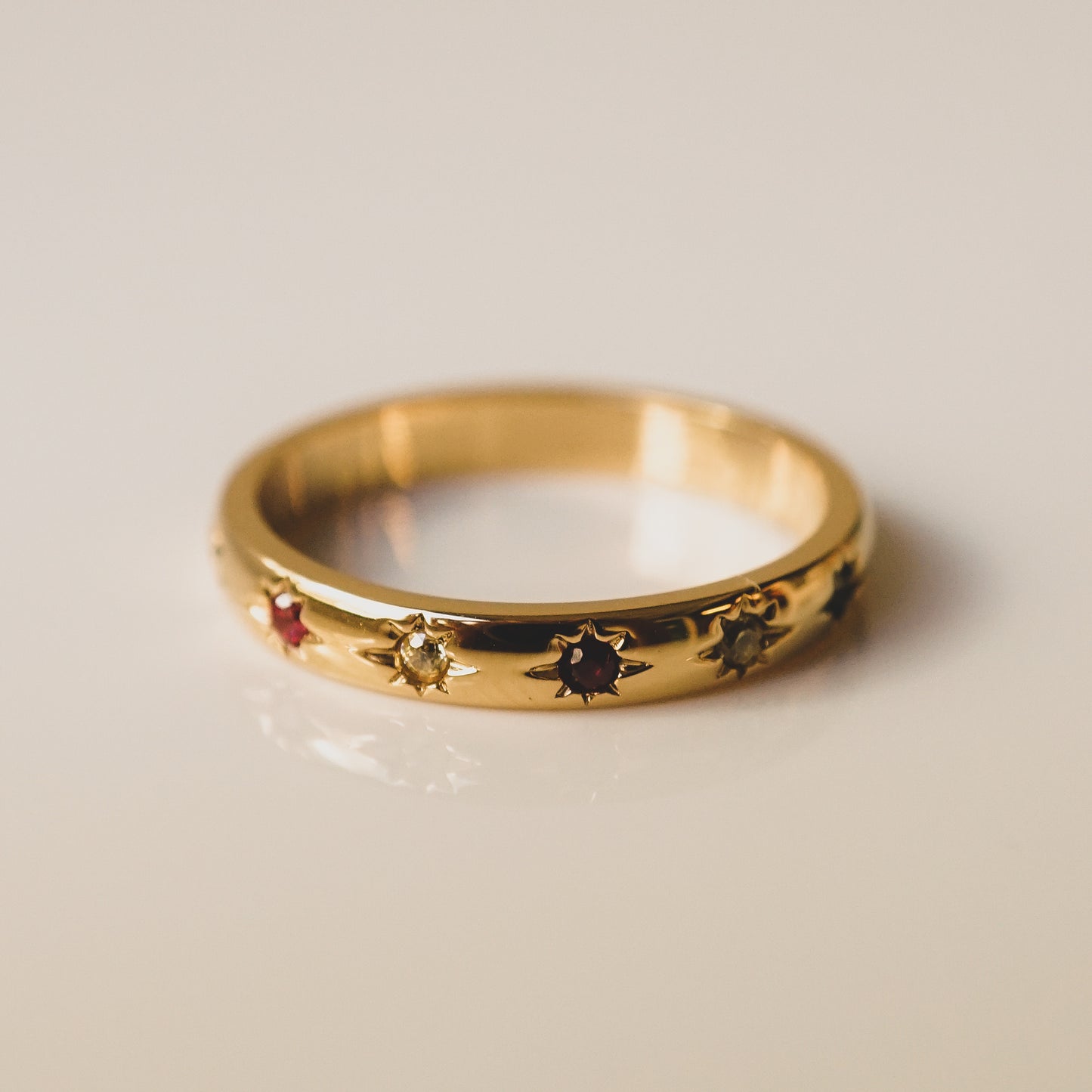Royal Starburst Band Ring