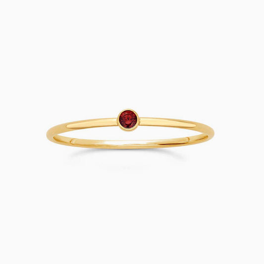 Mini Garnet Ring