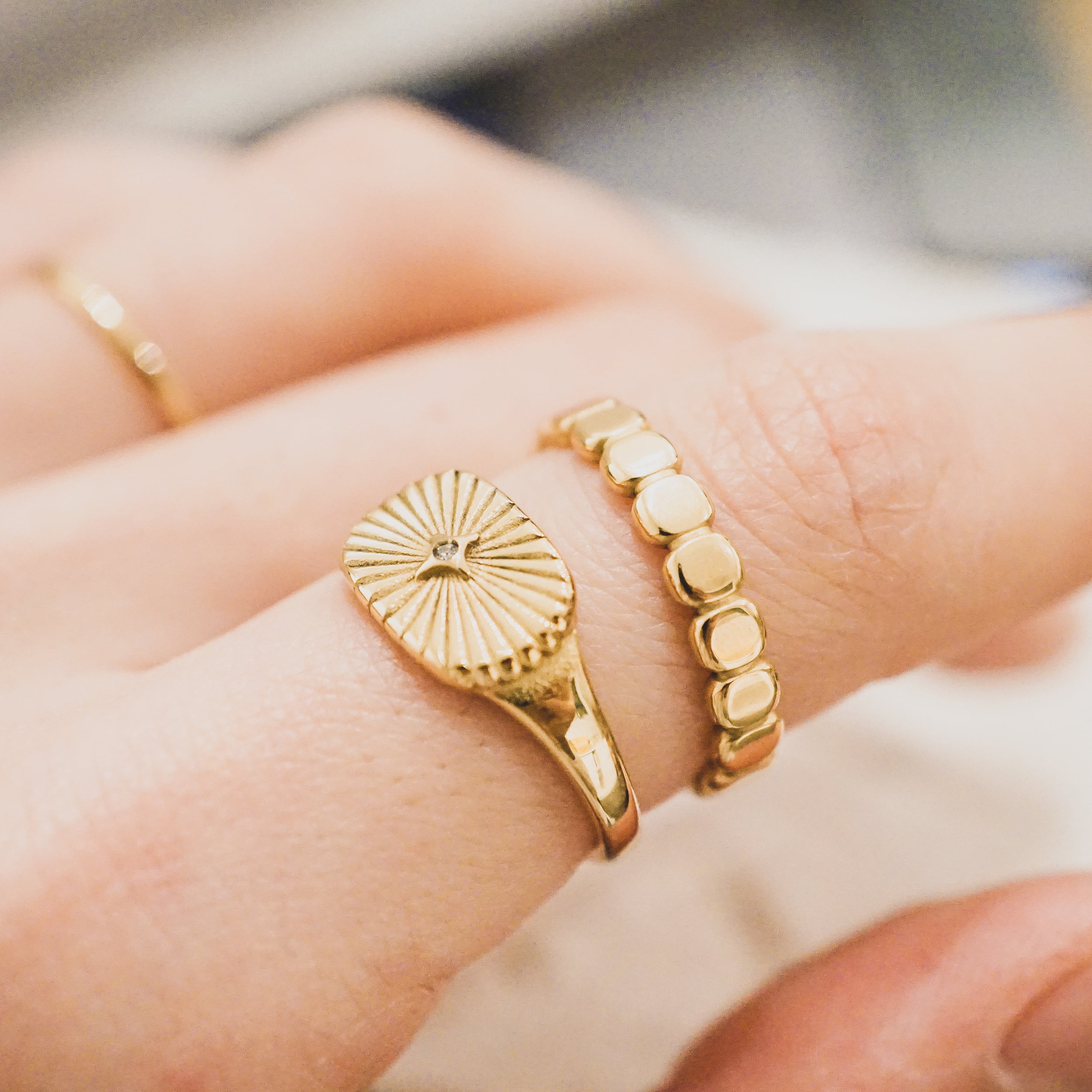 Chunky Poppy Ring