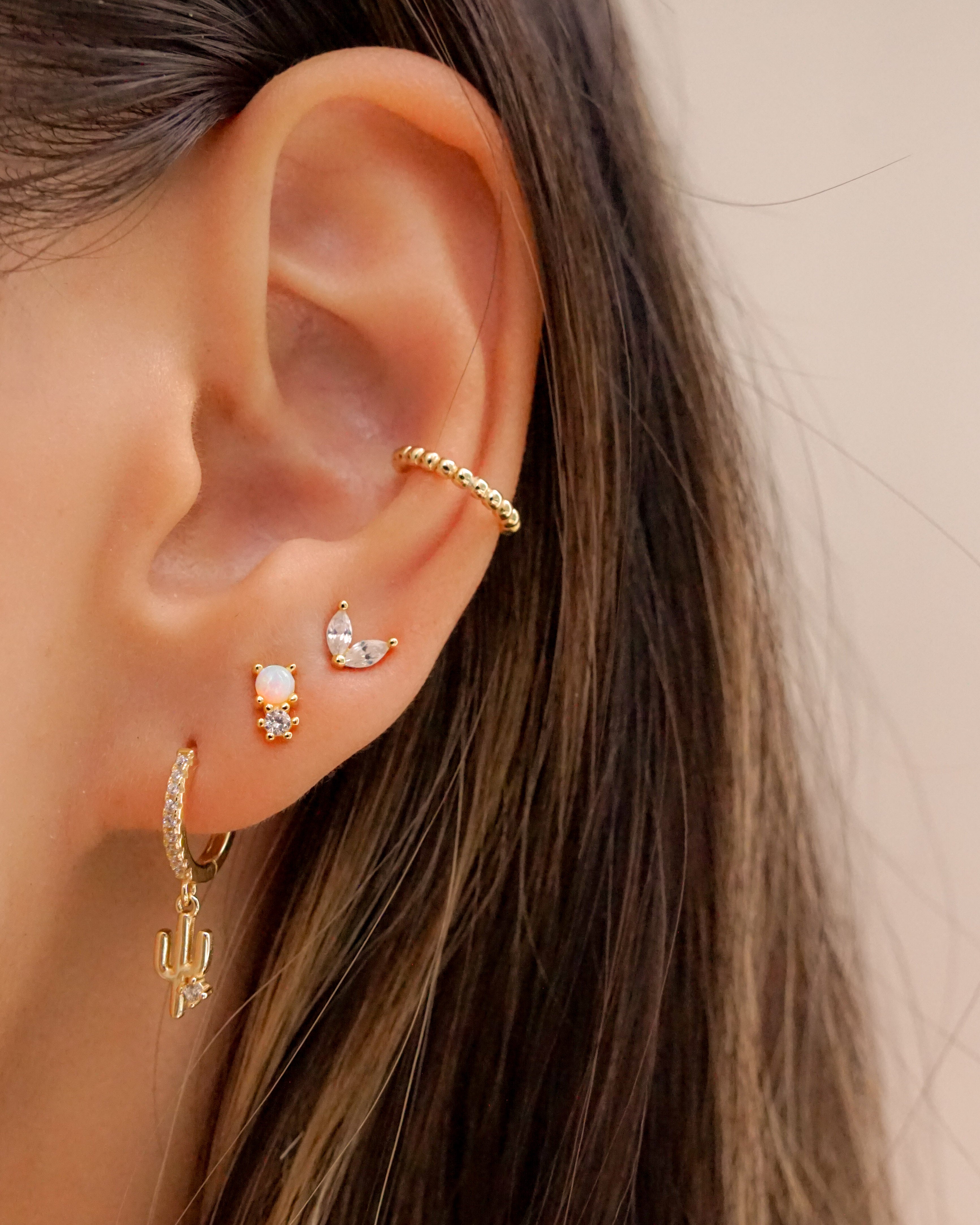 Diamond Bunny Ears Studs