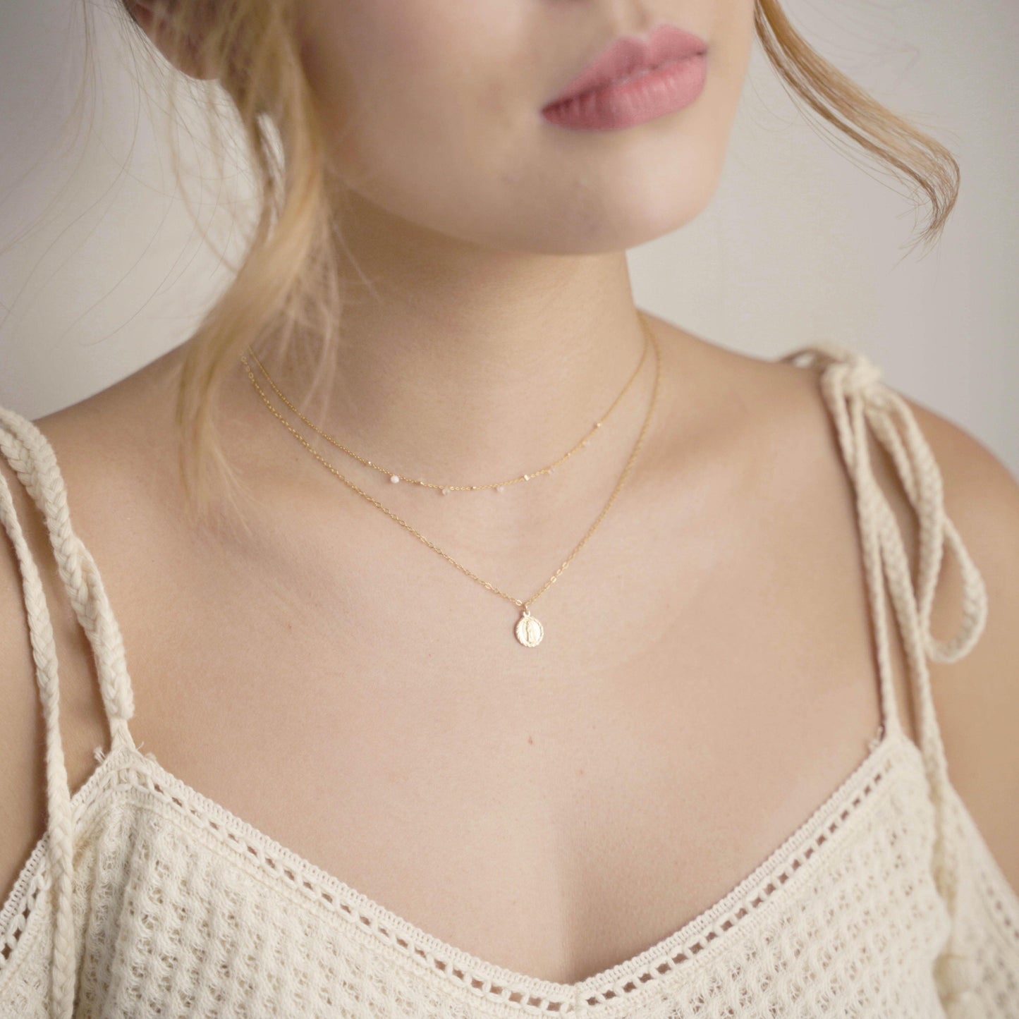 Mini Coin Necklace - Studdedheartz